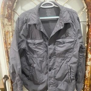 S.K.U. Gray Shirt Jacket Medium